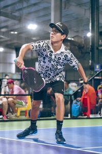 Rex playing pickleball in Danang